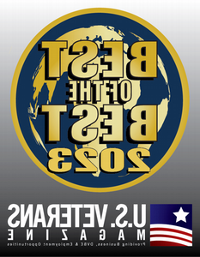 U.S. Veterans Magazine 2023 award logo